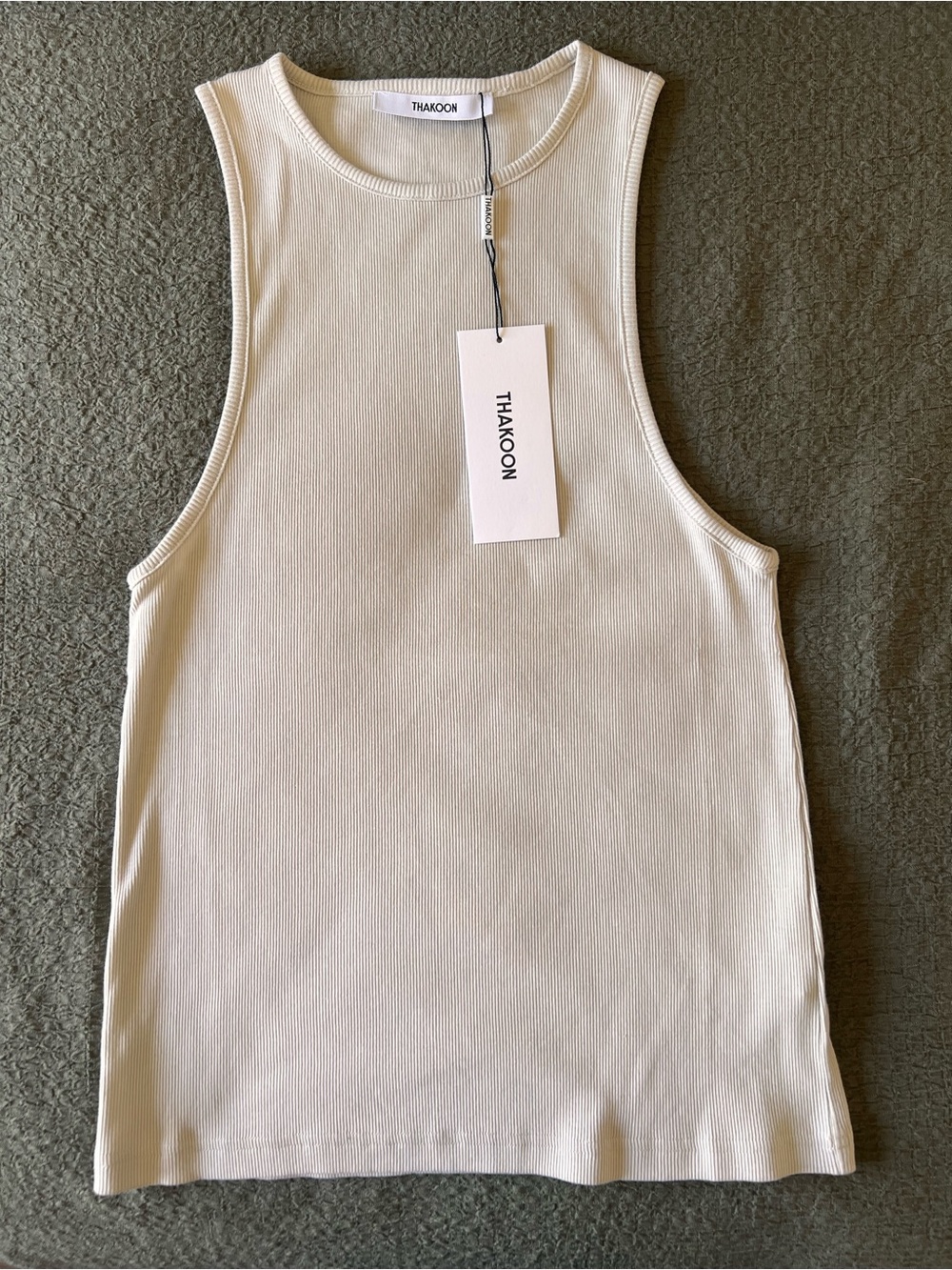 NWT - Thakoon Stone Gray Crewneck Tank - Size XL